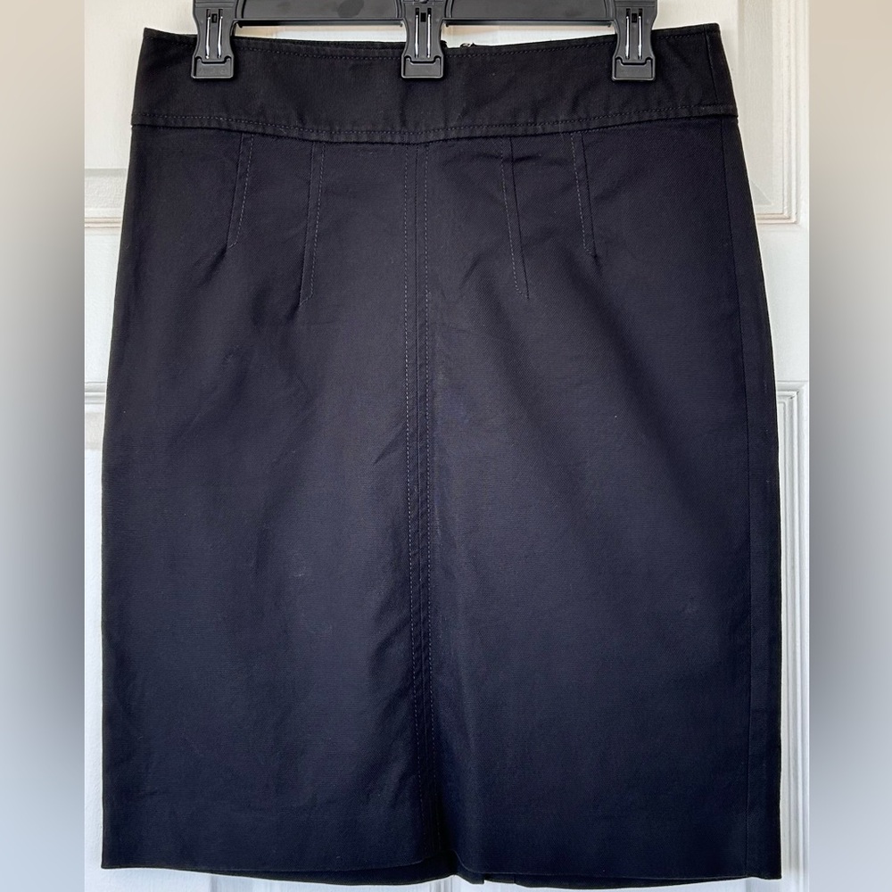 Banana Republic Pencil Skirt Linen Look Cotton Size 6